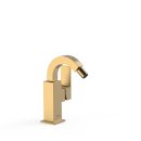 Tres Cuadro Exclusive, Einhebel Bidetmischer, 24k Gold matt