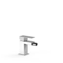 Tres Cuadro Exclusive, Einhebel Bidetmischer, Weiss-chrom