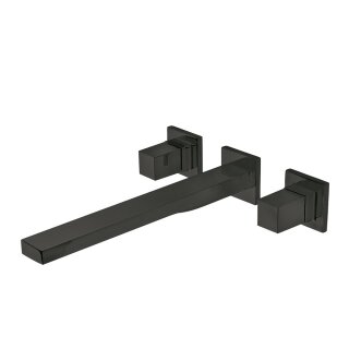 Tres Cuadro Exclusive, Zweigriff UP Waschtischmischer, schwarz matt
