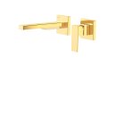Tres Cuadro Exclusive, Einhebel Waschtischmischer UP, 24k...