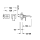 Tres Cuadro Exclusive, Einhebel Waschtischmischer UP, 24k Gold matt