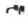 Tres Cuadro Exclusive, Einhebel Waschtischmischer UP, schwarz matt