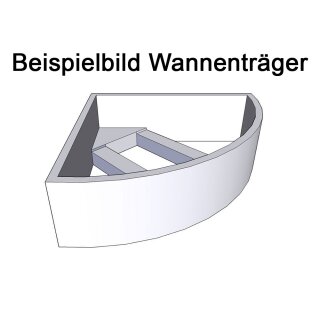 inkl. Wannenträger (Höhe 570mm) mit Montageschaum für Wannenträger