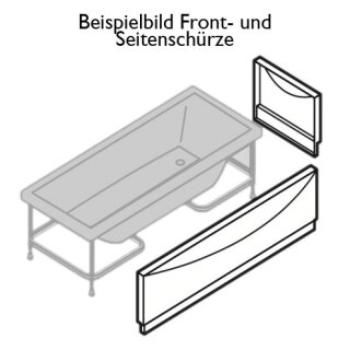 inkl. Frontschürze und 1 Seitenschürze