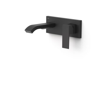 Tres Cuadro Exclusive, Einhebel Waschtischmischer UP, schwarz matt