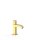 Tres Cuadro Exclusive, Waschtischarmatur, 24k Gold
