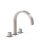 Tres Cuadro Exclusive, Zweigriff-Standarmatur, Edelstahloptik