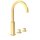 Tres Cuadro Exclusive, Zweigriff-Standarmatur, 24k Gold