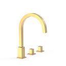 Tres Cuadro Exclusive, Zweigriff-Standarmatur, 24k Gold