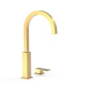 Tres Cuadro Exclusive, Einhebel Waschtischmischer, 24k Gold