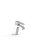 Tres Cuadro Exclusive, Einhebel Waschtischmischer, Weiss-chrom