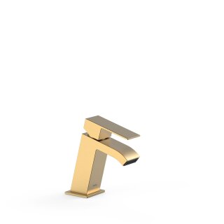 Tres Cuadro Exclusive, Einhebel Waschtischmischer, 24k Gold matt