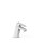 Tres Cuadro Exclusive, Einhebel Waschtischmischer, weiss matt