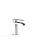 Tres Cuadro Exclusive, Einhebel Waschtischmischer, Weiss-chrom
