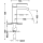 Tres Cuadro Exclusive, Einhebel Waschtischmischer, Weiss-chrom
