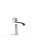 Tres Cuadro Exclusive, Einhebel Waschtischmischer, Weiss-chrom