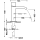 Tres Cuadro Exclusive, Einhebel Waschtischmischer, Weiss-chrom