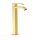 Tres Cuadro Exclusive, Einhebel Waschtischmischer, 24k Gold