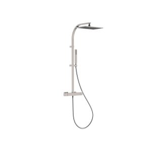 Tres Slim Exclusive, Thermostat Brausebatterie, Edelstahloptik