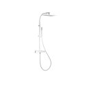 Tres Slim Exclusive, Thermostat Brausebatterie, weiss matt