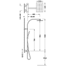 Tres Slim Exclusive, Thermostat Brausebatterie, chrom
