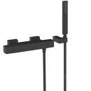 Tres Slim Exclusive, Thermostat Brausebatterie, schwarz matt