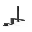 Tres Slim Exclusive, Einhebel Wannenrandbatterie, schwarz...