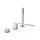 Tres Slim Exclusive, Einhebel Wannenrandbatterie, chrom