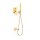 Tres Slim Exclusive, Unterputz Brauseset Rapid-Box, 24k Gold