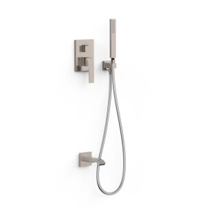 Tres Slim Exclusive, Unterputz Brauseset Rapid-Box, Edelstahloptik