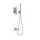 Tres Slim Exclusive, Unterputz Brauseset Rapid-Box, Edelstahloptik