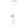 Tres Slim Exclusive, Unterputz Brauseset Rapid-Box, Edelstahloptik