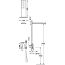 Tres Slim Exclusive, Unterputz Brauseset Rapid-Box, weiss...