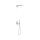 Tres Slim Exclusive, Unterputz Brauseset Rapid-Box, chrom
