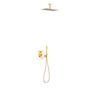 Tres Slim Exclusive, Unterputz Brauseset Rapid-Box, 24k Gold