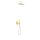 Tres Slim Exclusive, Unterputz Brauseset Rapid-Box, 24k Gold