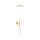 Tres Slim Exclusive, Unterputz Brauseset Rapid-Box, 24k Gold matt