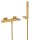 Tres Slim Exclusive, Einhebel Wannenmischer, 24k Gold matt