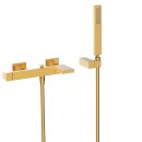 Tres Slim Exclusive, Einhebel Wannenmischer, 24k Gold
