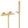 Tres Slim Exclusive, Einhebel Wannenmischer, 24k Gold