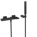 Tres Slim Exclusive, Einhebel Wannenmischer, schwarz matt