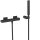 Tres Slim Exclusive, Einhebel Brausemischer, schwarz matt