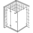 HSK Atelier Pur Drehtür an Nebenteil + Seitenwand,...