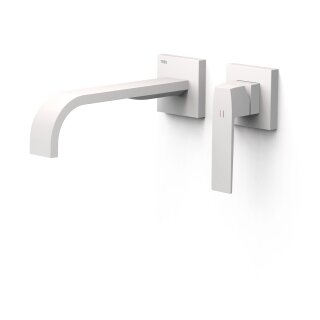 Tres Slim Exclusive, Einhebel Waschtischmischer UP, weiss matt