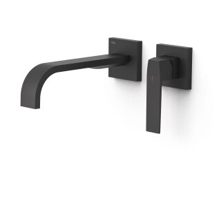 Tres Slim Exclusive, Einhebel Waschtischmischer UP, schwarz matt