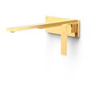 Tres Slim Exclusive, Einhebel Waschtischmischer UP, 24k Gold