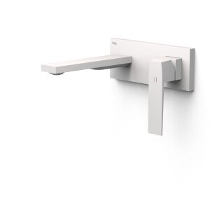 Tres Slim Exclusive, Einhebel Waschtischmischer UP, weiss matt