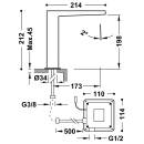 Tres Slim Exclusive, Elektronische Waschbeckenarmatur mit...