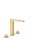 Tres Slim Exclusive, Zweigriff-Standarmatur, 24k Gold matt
