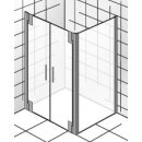 HSK K2P Pendeltür + Seitenwand, 90cm, 120cm, chromoptik